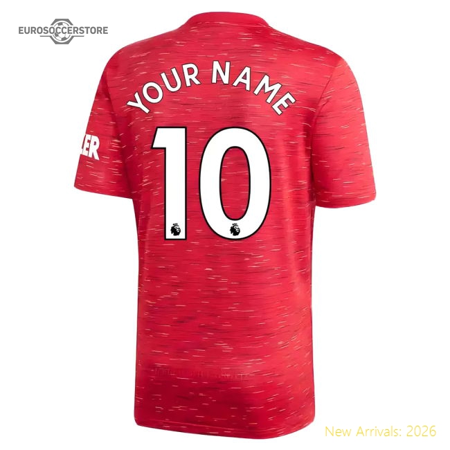 2020-2021 Man Utd Kids Child-friendly Jersey Drycell Soft-touch