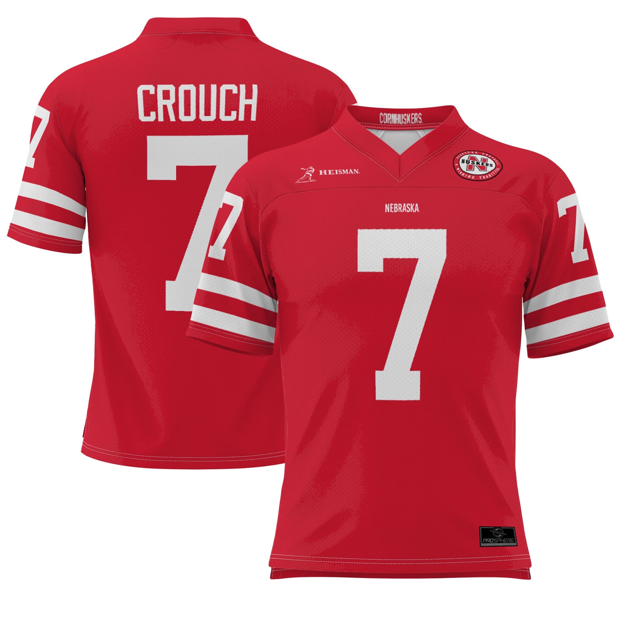 Eric Crouch Nebraska Huskers GameDay Greats Heisman 2026 Season Football Jersey - Scarlet
