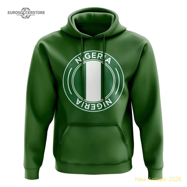 Super Eagles Football Badge Hoodie (green) - Premium Collection
