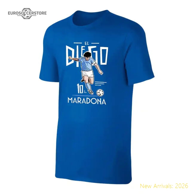 Argentina National Teams El Diego 21 T-Shirt, Blue Xsb (3-4 Years)
