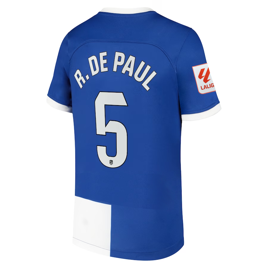 Atletico Madrid Paul 2023-2024 La  Away Jersey – Authentic Shirt