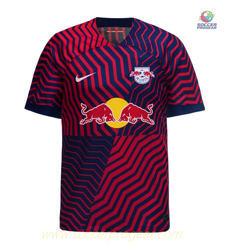 Red Bull Leipzig 2023 2024 Away Match Soccer Jersey
