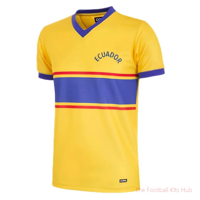 Men Ecuador 1983 Retro Football Shirt