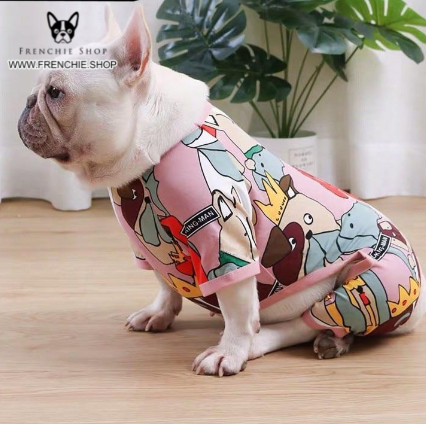 Frenchie Faces French Bulldog Summer Dress (w324) For Frenchie Pups