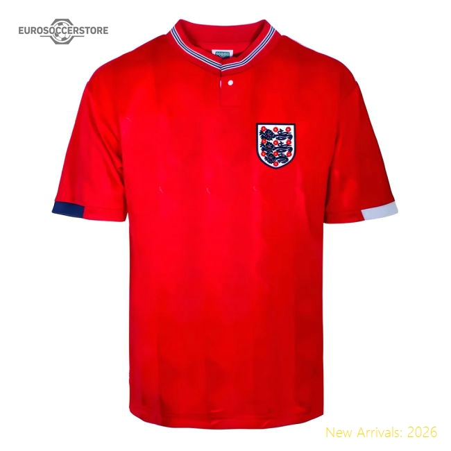 England 1989 Away Jersey Shirt Football Fan Apparel Match Day Essential