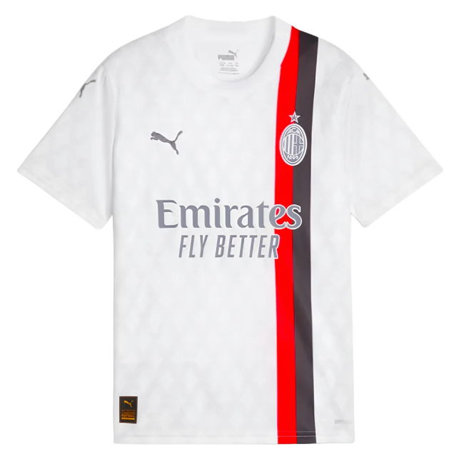 2023-2024 AC Milan Away Shirt (Kids) Durable Stitching UV Protection