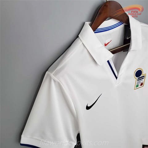 Secondary Soccer Jersey of Italy 1998 year FIFA World Cup