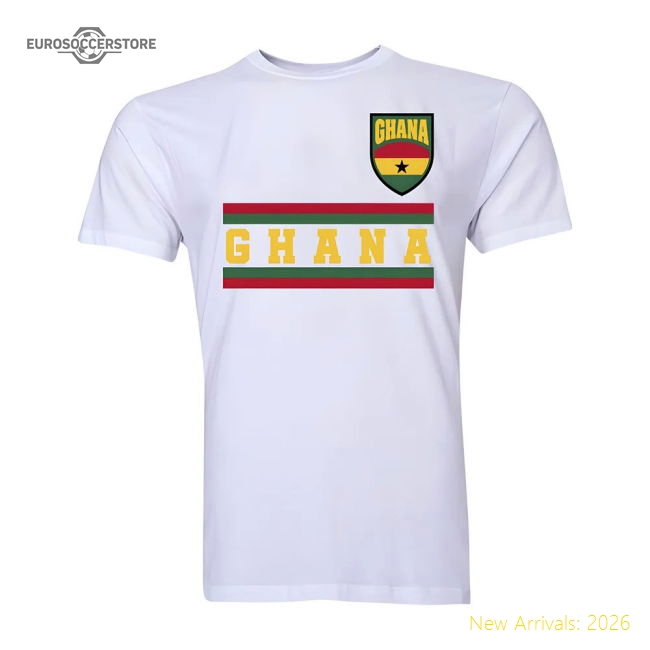 Ghana National Team Core Football Country T-shirt (white)