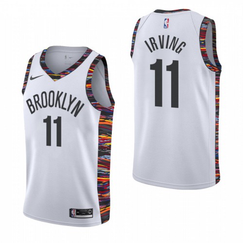 Nike Nets White Kyrie Irving #11 Jersey - Value-Priced Game Day Wear