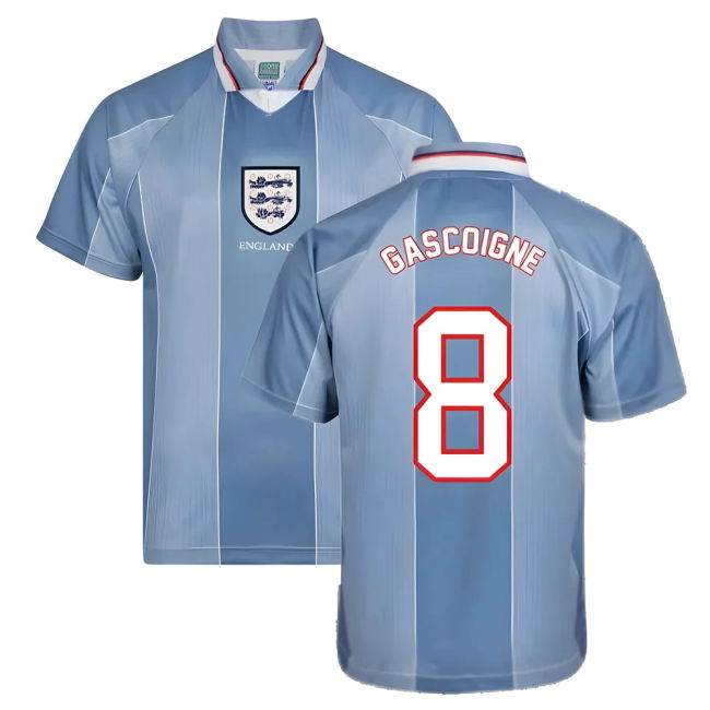 GASCOIGNE 8 Rare Collector Quality England Away Rare Jersey