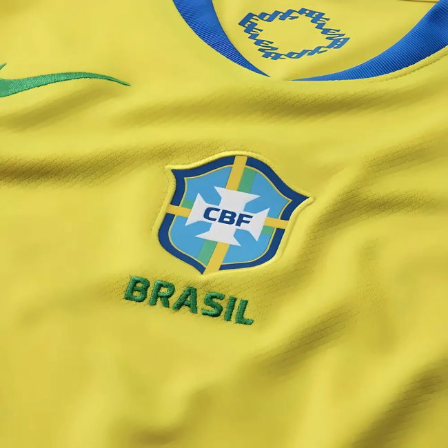 Womens Brazil First Team Professional Grade Home Professional Jersey