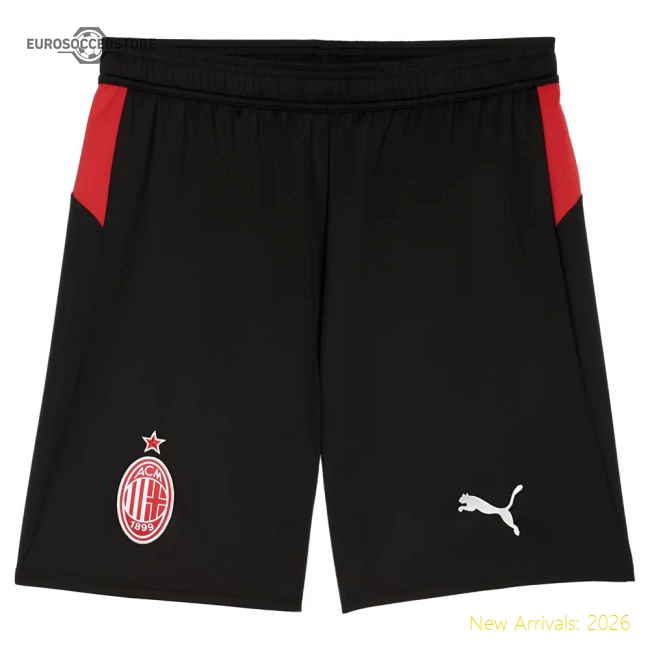 Premium Popular 2025-2026 Ac Milan Home Shorts (Black)