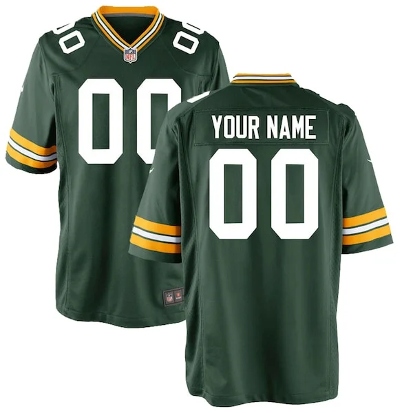 Performance Green Bay Packers Game Jersey - Premium Green NFL Fan J...