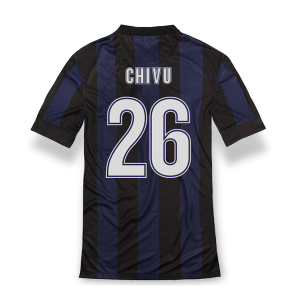 13-14 Inter Milan 26 Chivu Home Soccer Jersey Shirt - Official