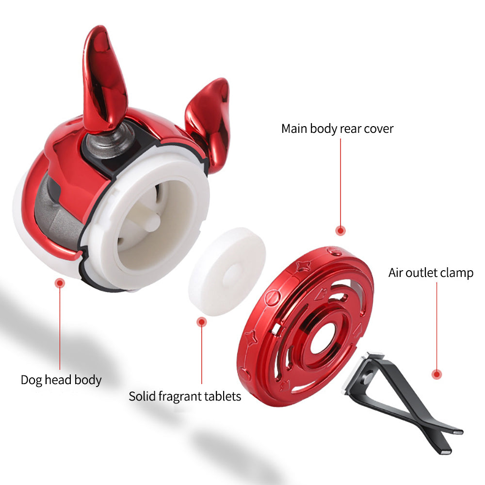 French Bulldog Shaped Car Air Freshener Outdoor Use | Safe For Paws