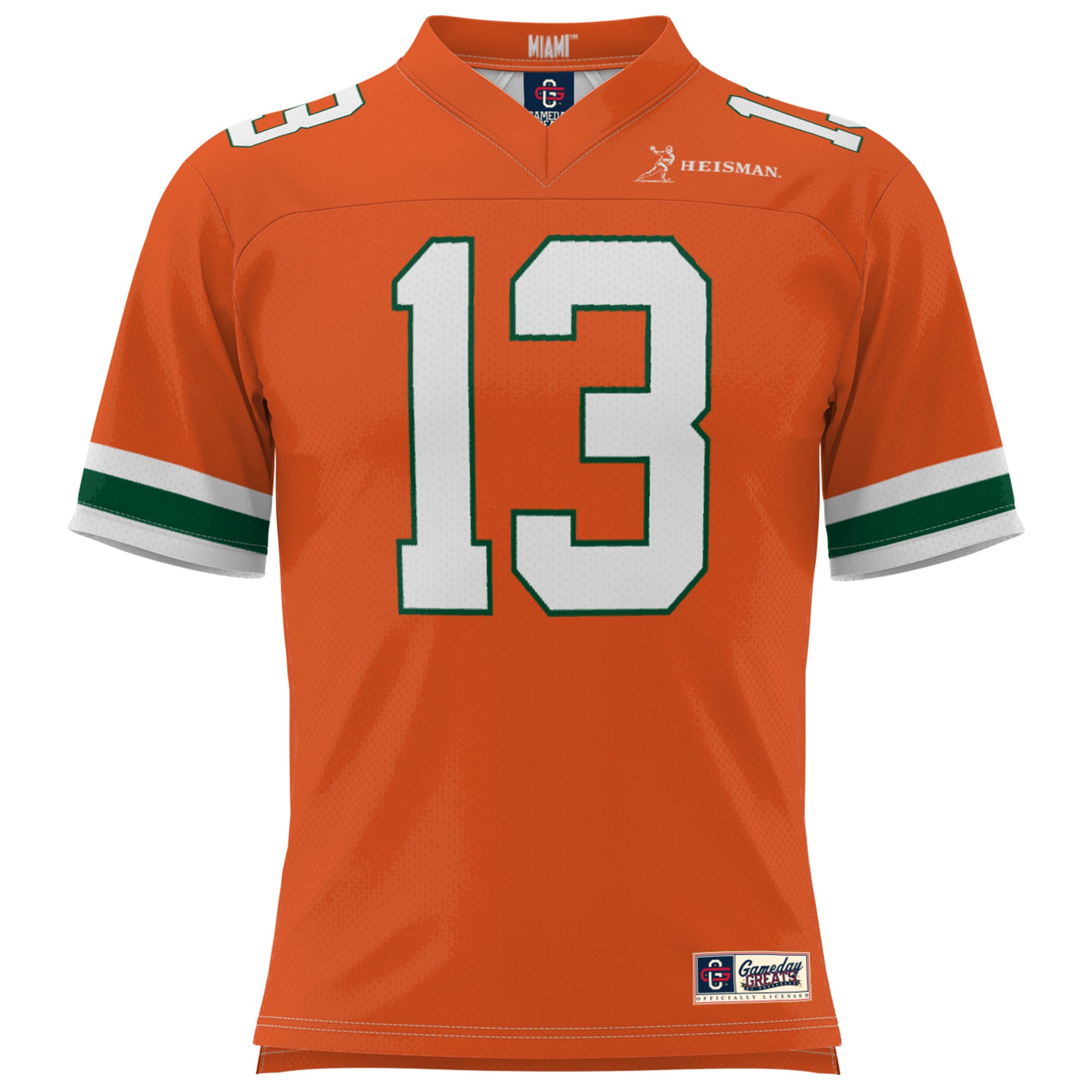 Gino Torretta Miami Hurricanes Heisman Football Jersey - Orange | Stadium Series 2026