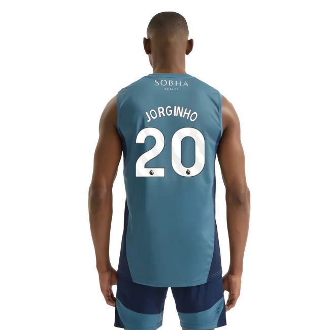 2025-2026 Arsenal Sleeveless Jersey (Blanch Blue) (Jorginho 20)
