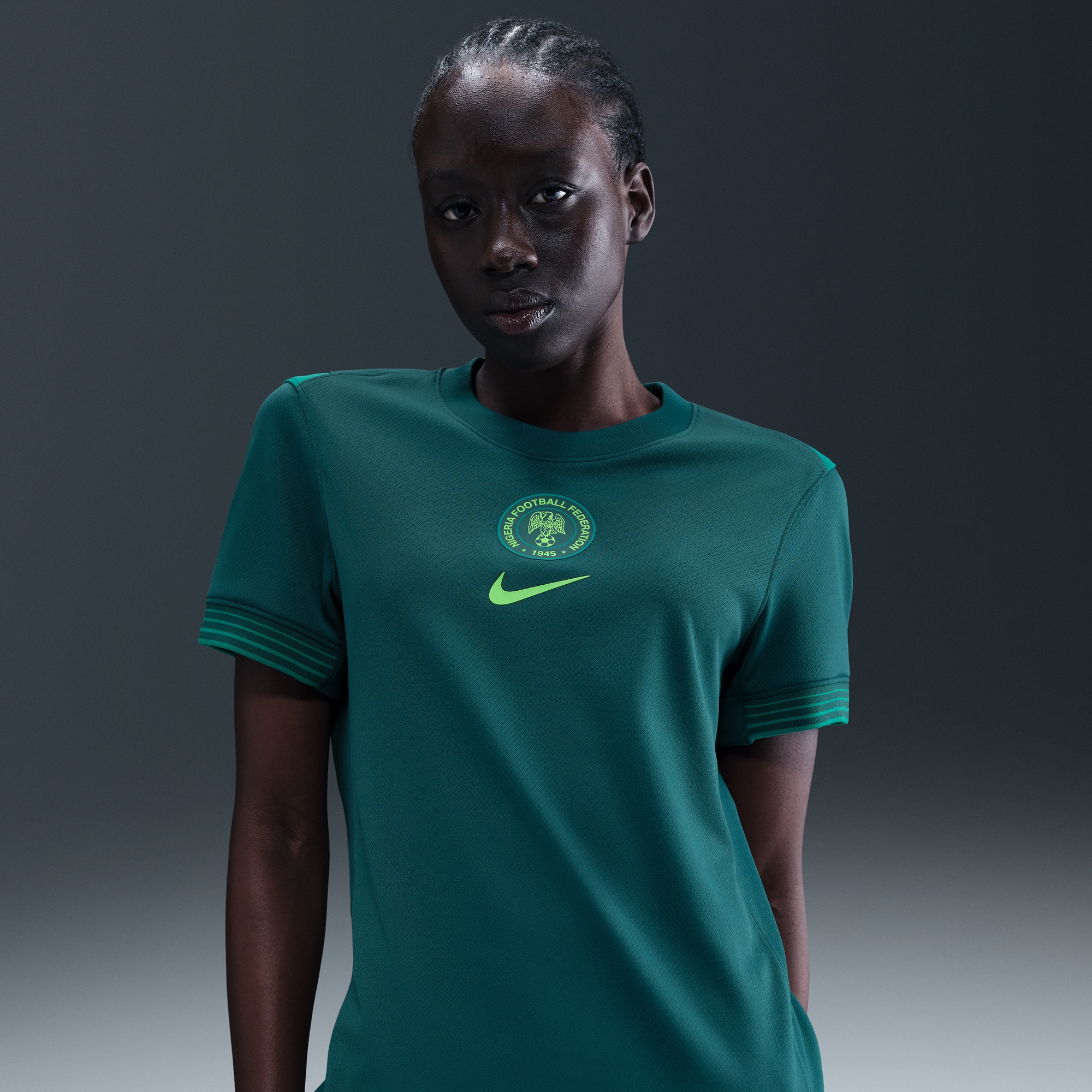 [JED] Nigeria Women's National Team Women's 2025/26 Home Replica Jersey - Teal