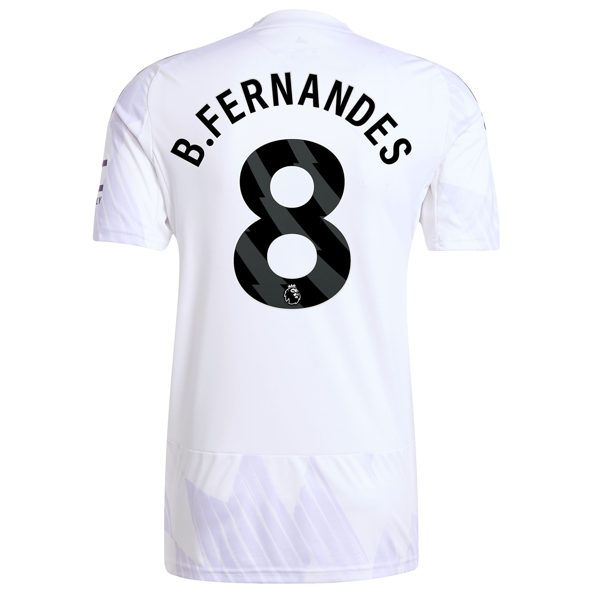 [SJH] Bruno Fernandes Manchester United 2025/26 Away Replica Player Jersey - White