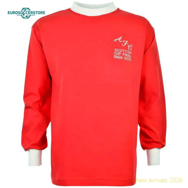 Aberdeen 1970 Scottish Cup Final Kids Retro Shirt
