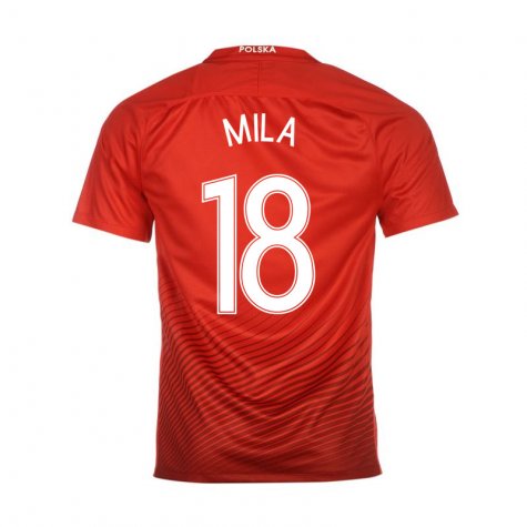 Poland Away 2016 Mila 18 Soccer Jersey Shirt - Official Replica 23863