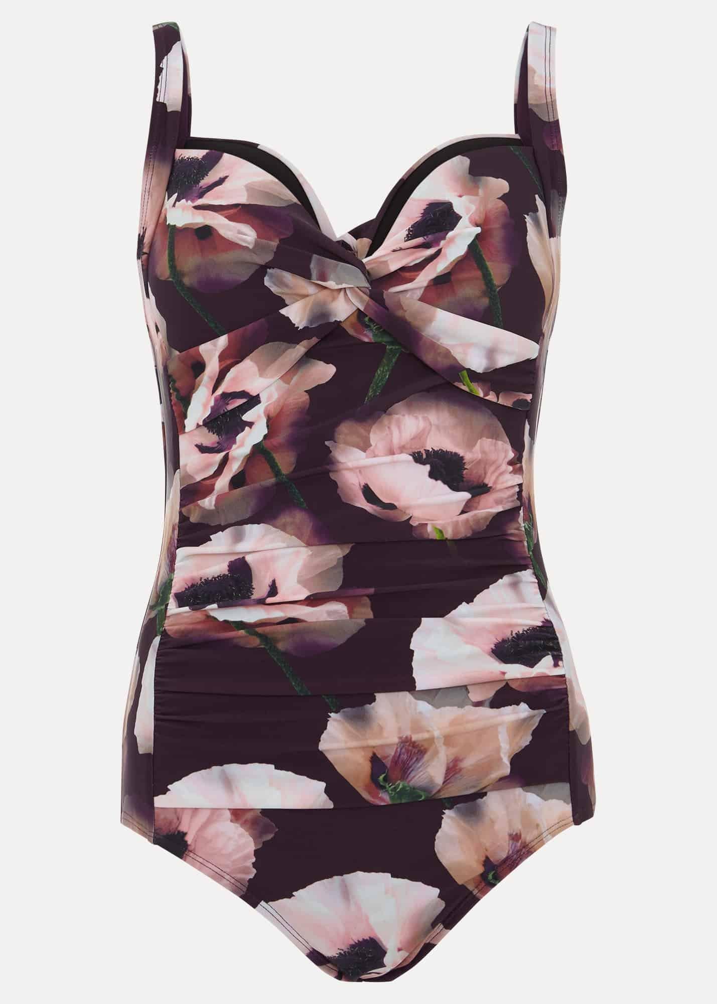 Poppy Print Swimsuit