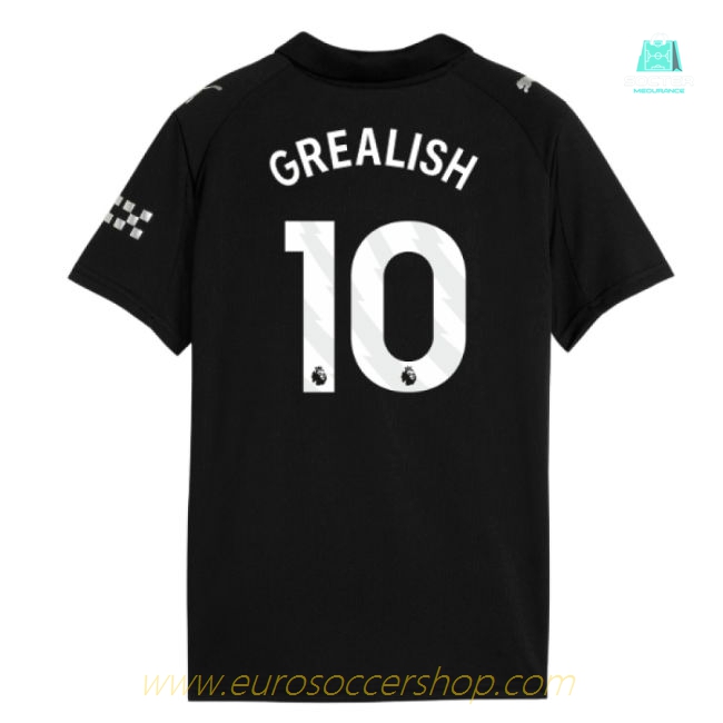 2025-2026 Man City Away Shirt (Kids) (Grealish 10)