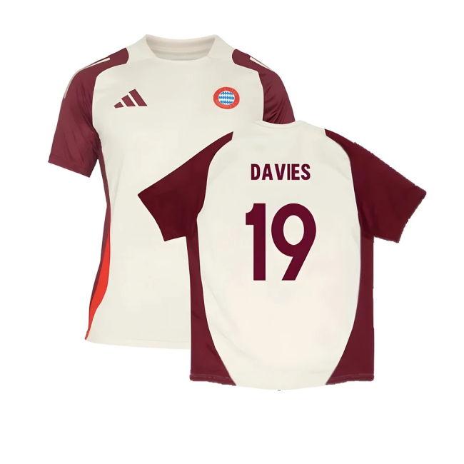 Davies 19 Supporter Grade Bayern Munich Training Fan Shirt (Adults)