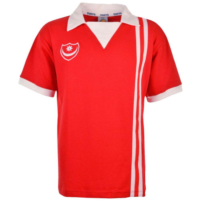 Portsmouth Retro official style Away Shirt 1973-1976 (Men