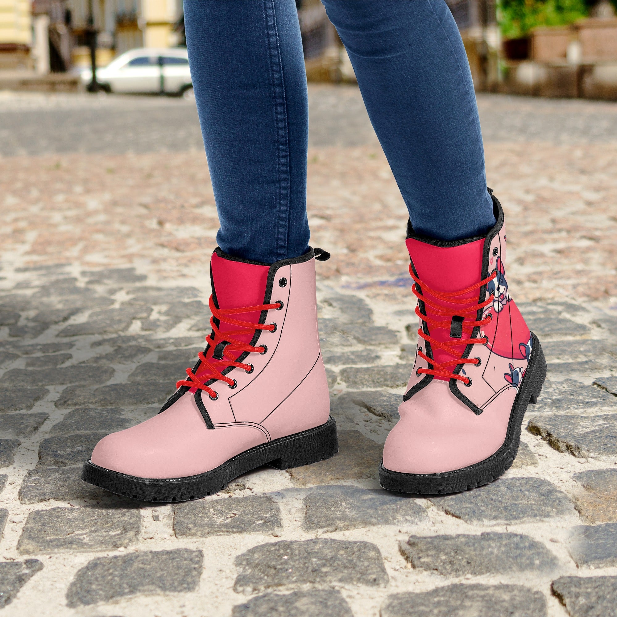 French Bulldog Coco Leather Boots Essential Dog Supply