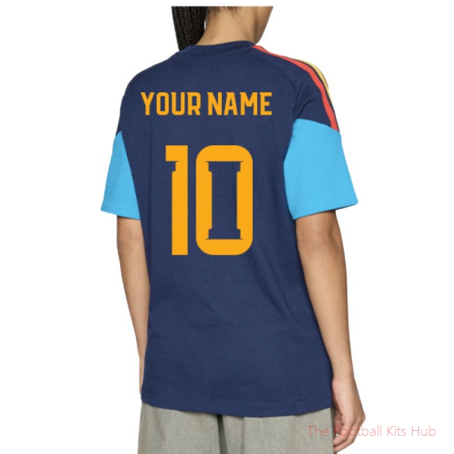 [EFS] 2026/27 Spain Training Tee (Night Indigo) (Your Name)