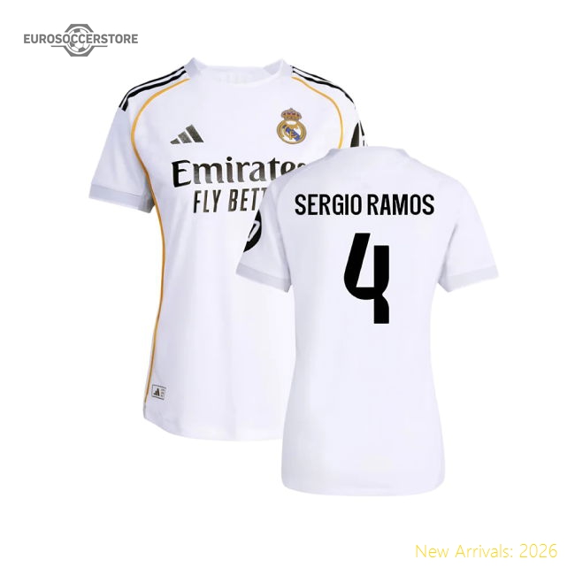 Football Team Sergio Ramos Refined Womens Jersey Moisture-wicking