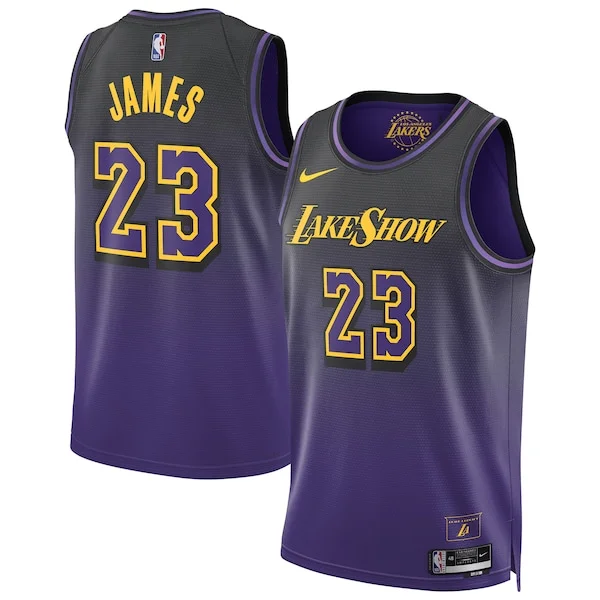 LeBron James LAL Swingman Jersey - fashionable Basketball workout
