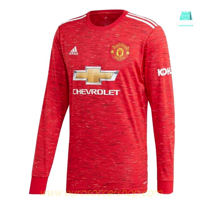 2020-2021 Man Utd Adidas Home Long Sleeve Shirt (VAN DER SAR 1)
