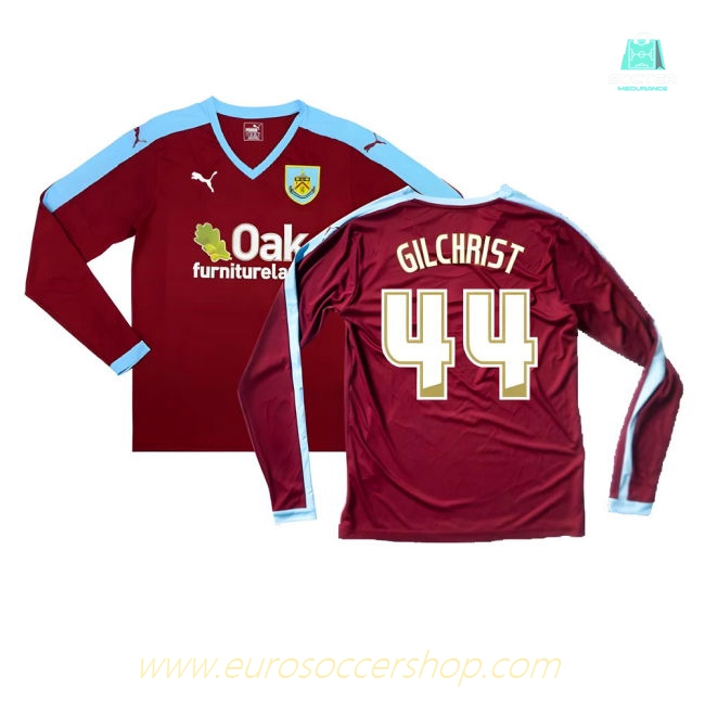 Burnley 2015-16 Long Sleeve Home Shirt ((Excellent) S) (Gilchrist 44)