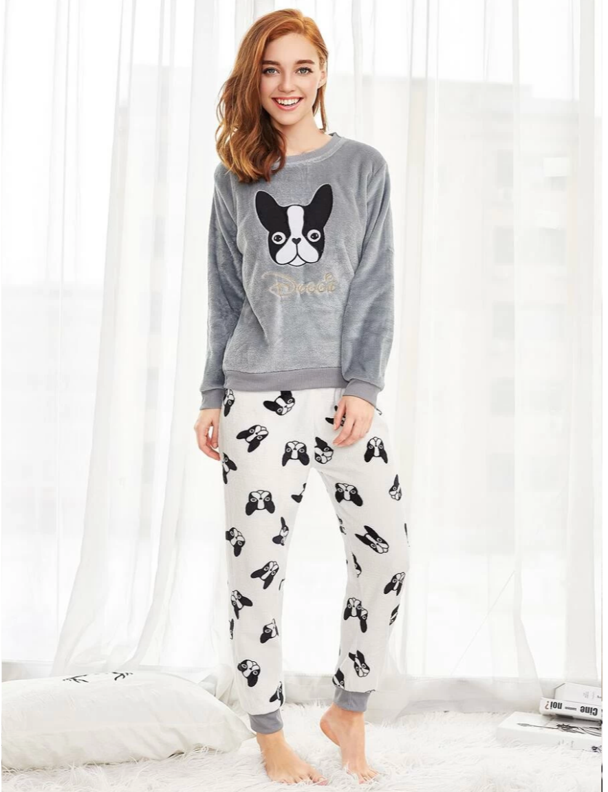 French Bulldog Winter Pajamas (ws53) For Frenchie Pups | Breed-optimized