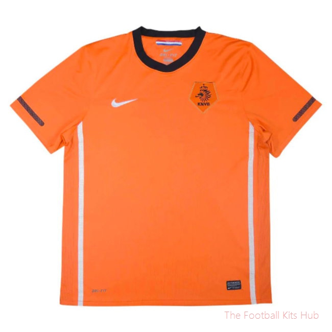 Holland 2010-11 Home Shirt ((Excellent) S) (V.Nistelrooy 10)