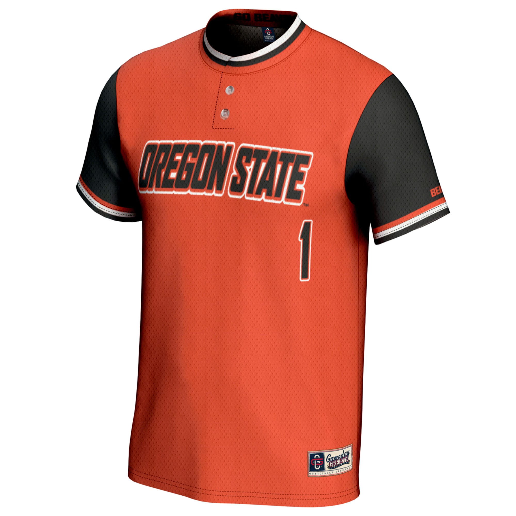 [DDG] Oregon State Beavers GameDay Greats Youth Softball Fashion Jersey - Orange
