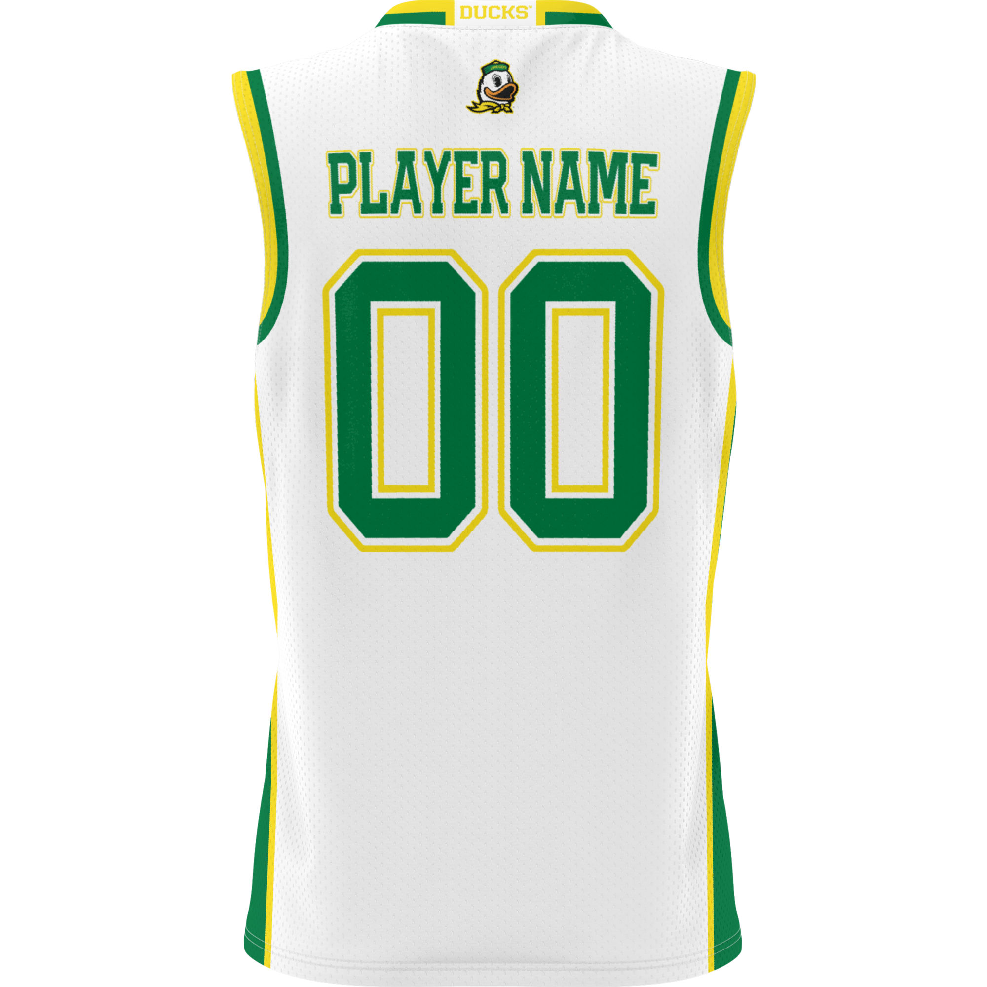 [NJP] Oregon Ducks GameDay Greats Unisex Lightweight NIL Pick-A-Player Women's Basketball Jersey - White