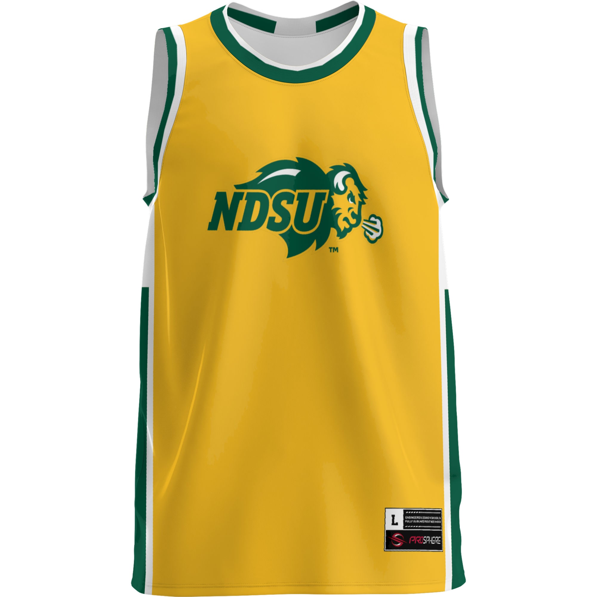 [DDG] NDSU Bison GameDay Greats Lightweight Basketball Jersey - Green