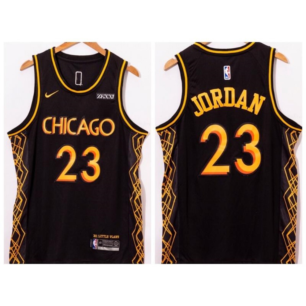 High-Quality 23 Black Jersey - City Edition - Basketball Fan Gear