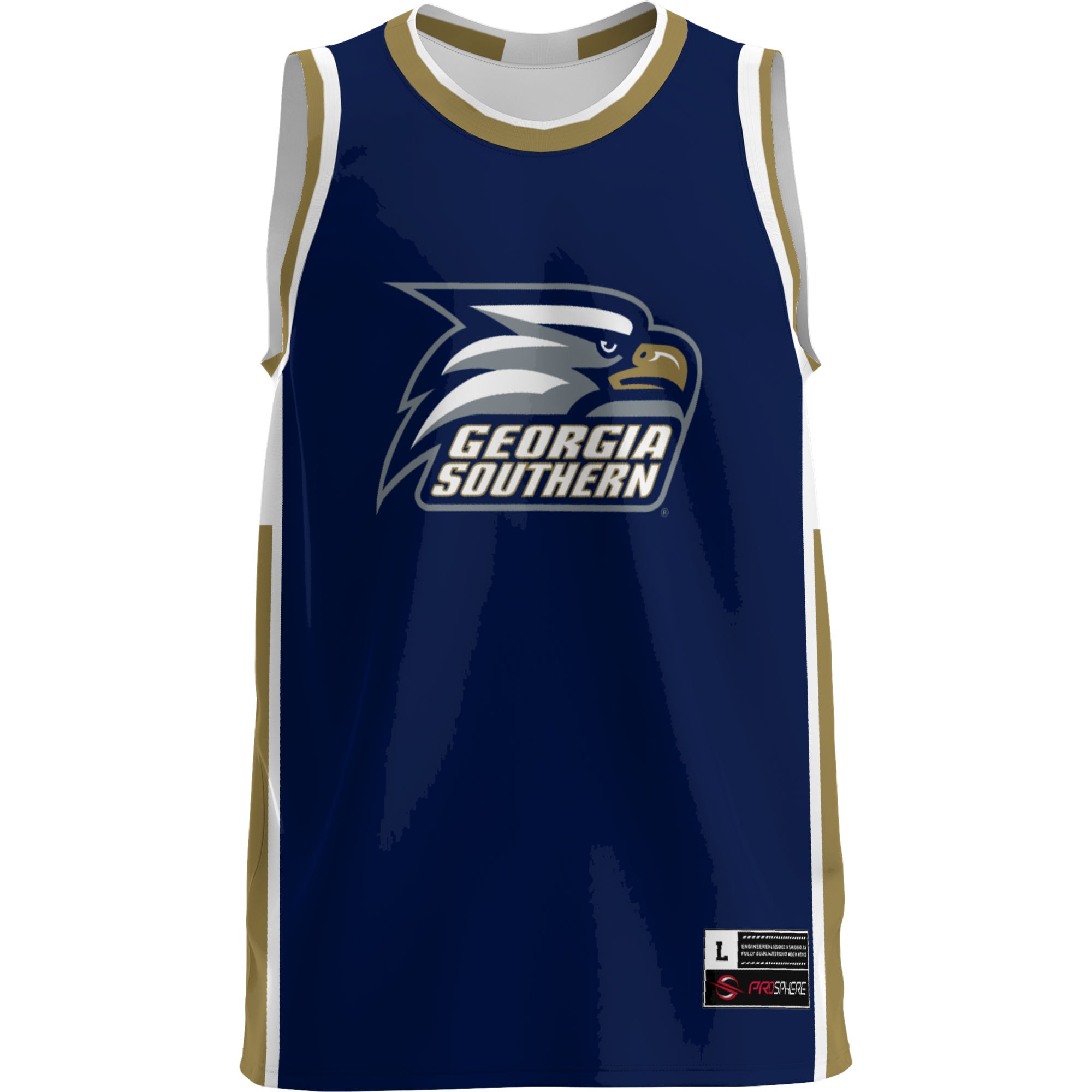 [DDG] Georgia Southern Eagles GameDay Greats Lightweight Basketball Jersey - Navy