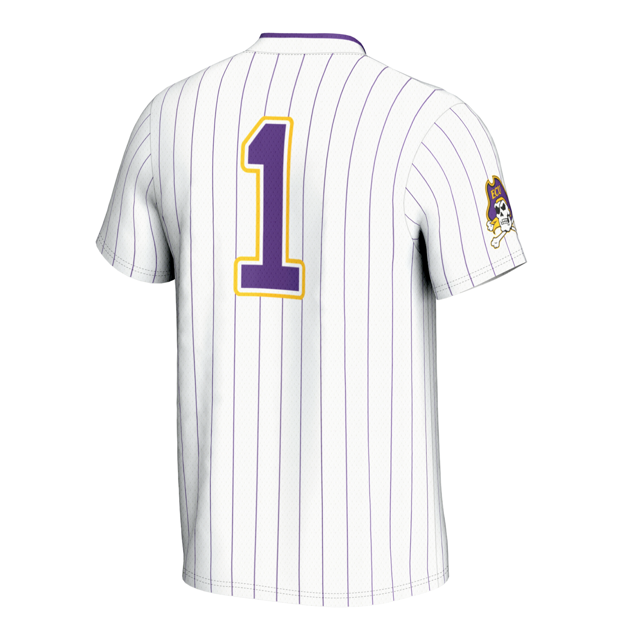 [NJP] ECU Pirates GameDay Greats Unisex Lightweight Softball Jersey - White