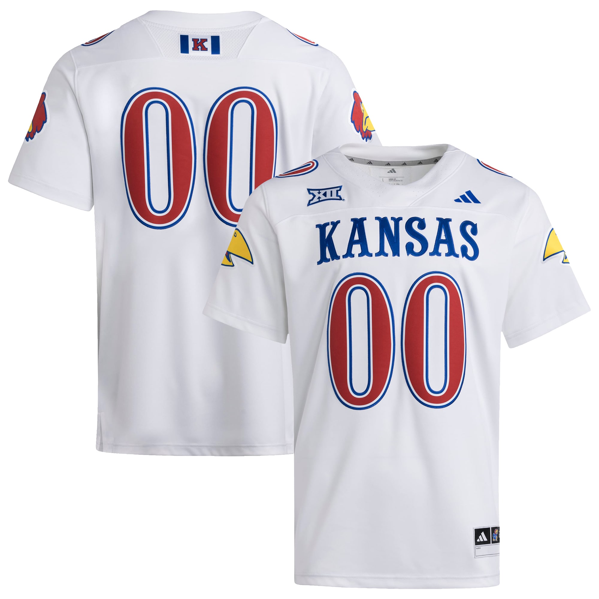 [NJP] Women's Kansas Jayhawks Premier Strategy Jersey - White