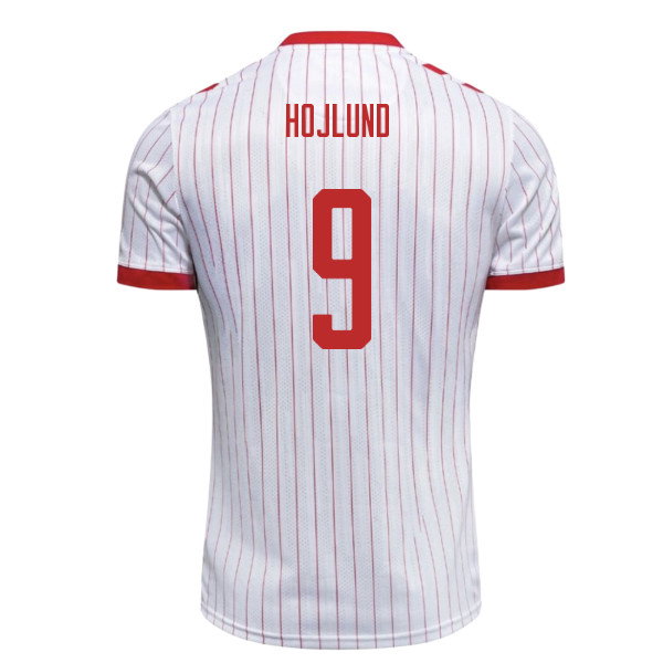 Denmark 2026-2027 Away Shirt Hojlund #9 Match Kit - Soccer Jersey