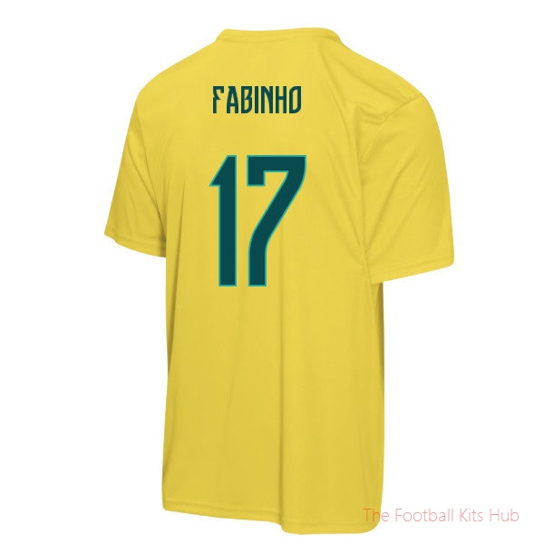 Fan Edition Brazil 2026 World Cup T-Shirt (Kids) (Fabinho 17)