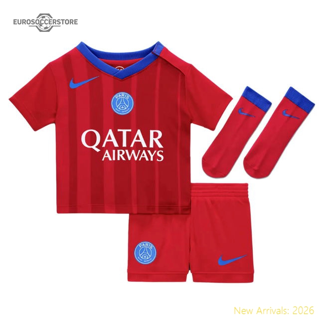 Match-Day Genuine 2025-2026 Psg Third Baby Kit (Mbappe 7)