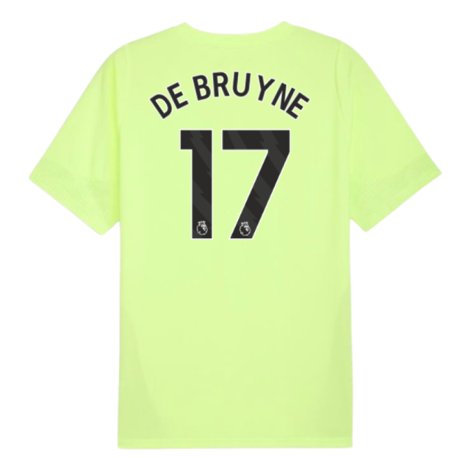 2025-2026 Man City Jersey (Fizzy Apple) (De Bruyne 17) (Fizzy Apple)