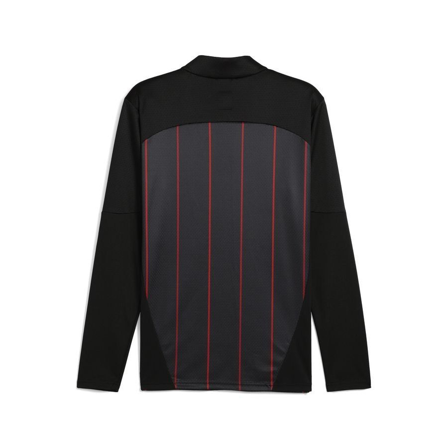 Milan Training Shirt Pre Match 1/4 Zip Puma Jet Black/for All Time Red