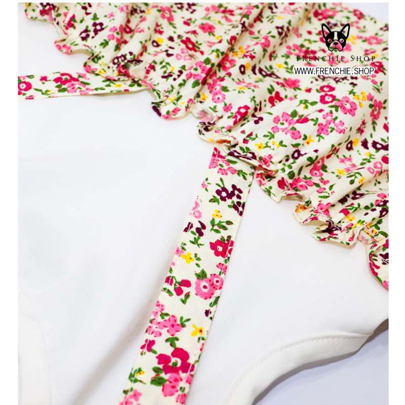 French Bulldog Frenchie Summer Dress Floral Cotton (w305) Durable Dog Item